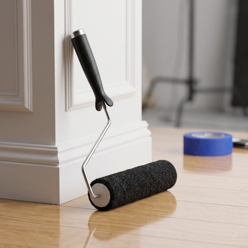 Black texture paint roller - texture,