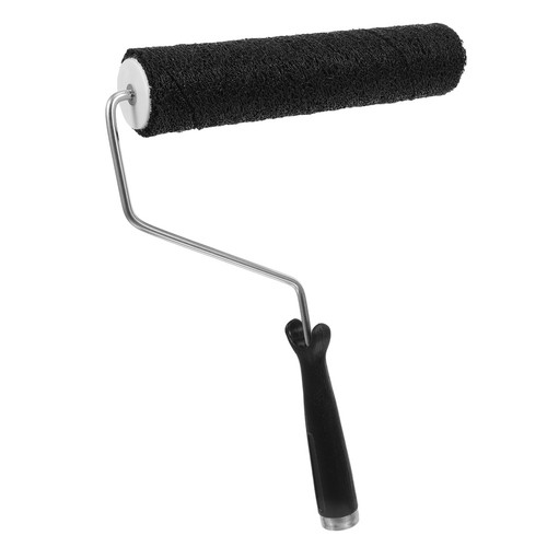 Black texture paint - paint, roller